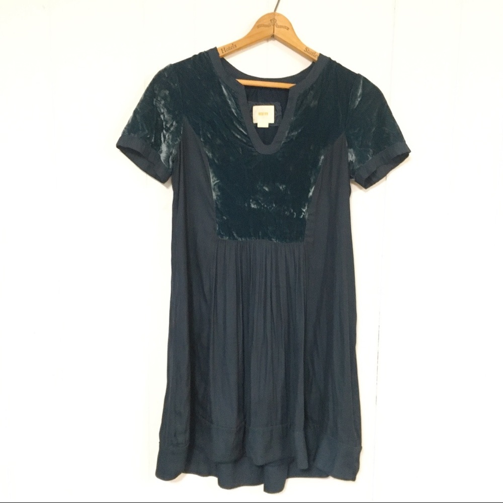 Anthropology Maeve Boho Women DressDark Green Size Small